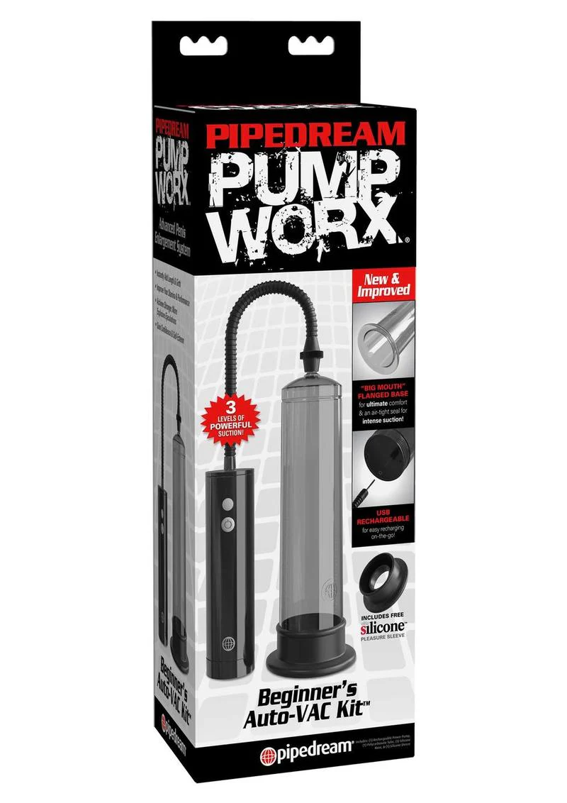 Pipedream Pump Worx Beginner’s Auto-VAC Penis Pump Kit - Image 3