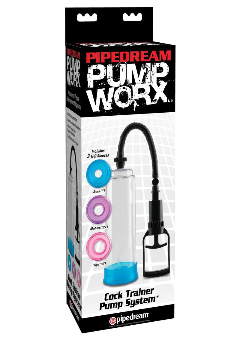 Pipedream Worx Cock Trainer Customizable Pump System with Sleeves - Image 3