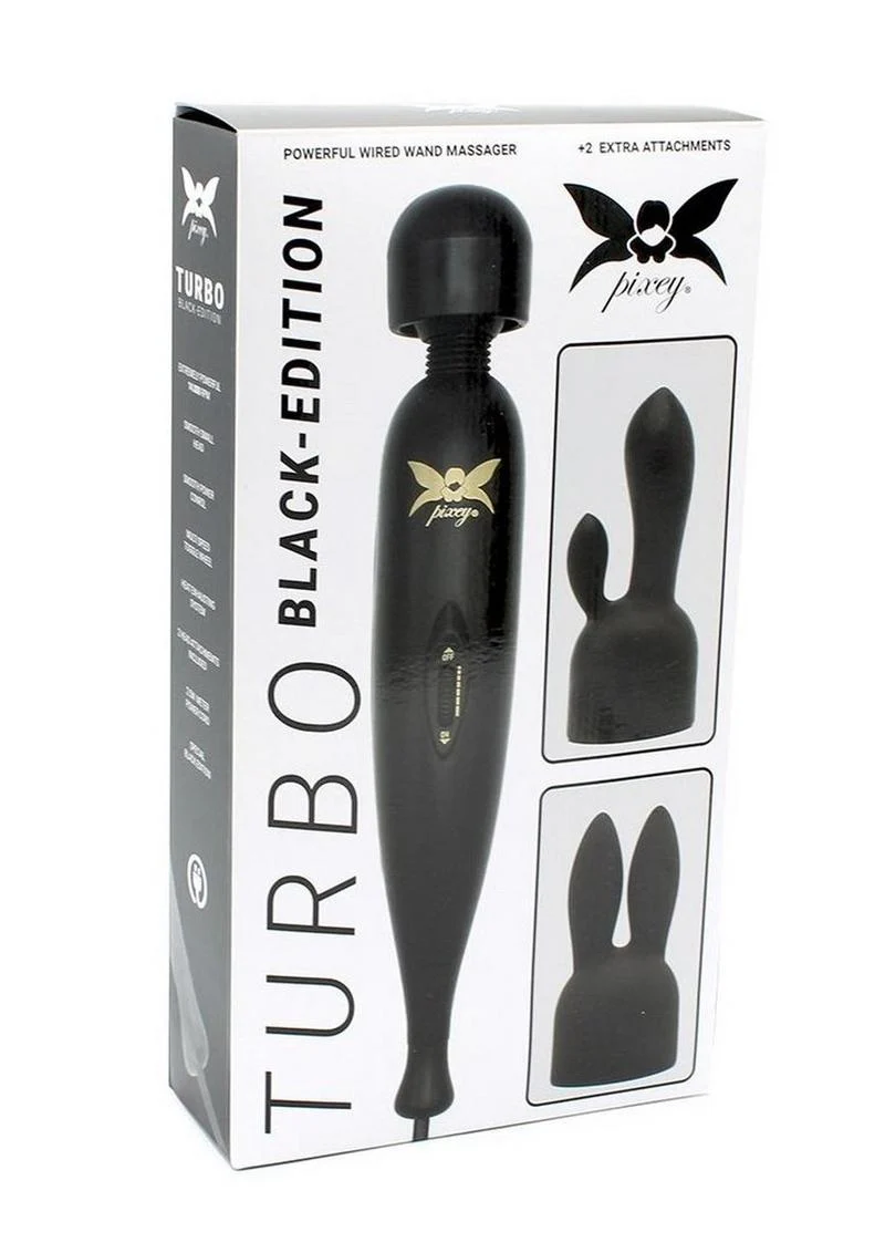 Pixey Turbo Powerful Wand Massager Includes 2 Attachments - Image 4