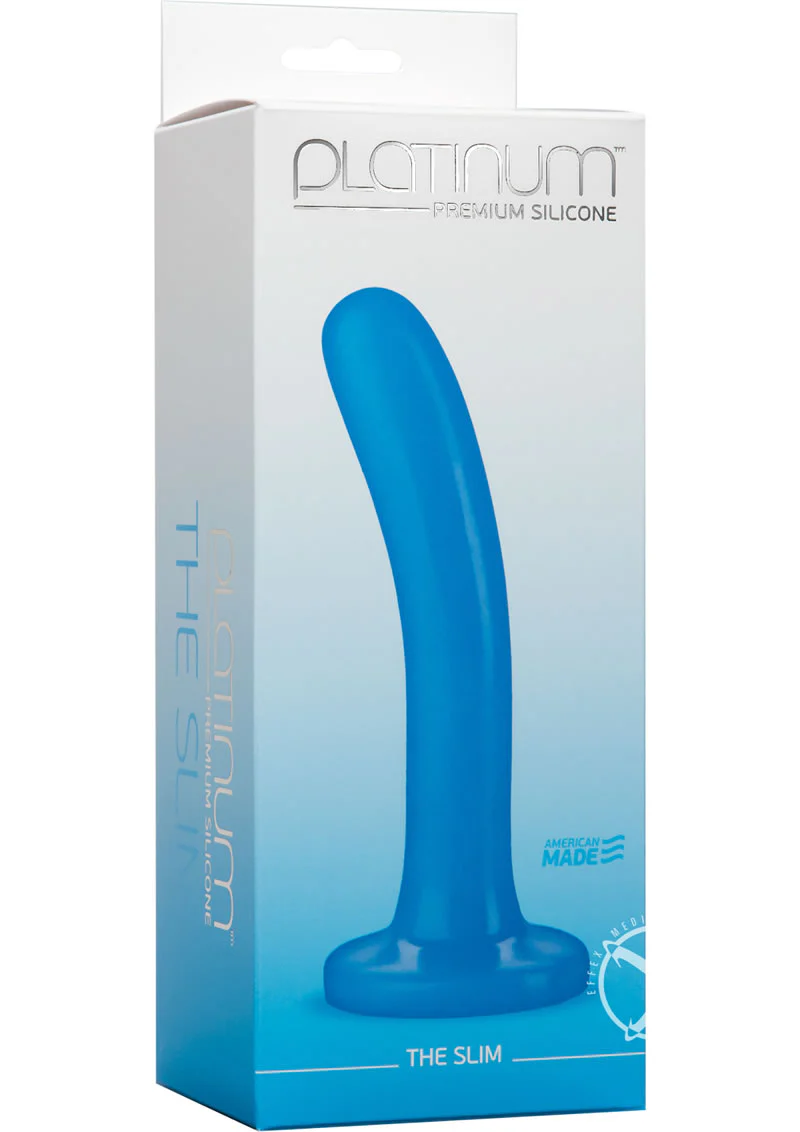 Platinum Premium Silicone The Slim Dildo American Made - Image 2