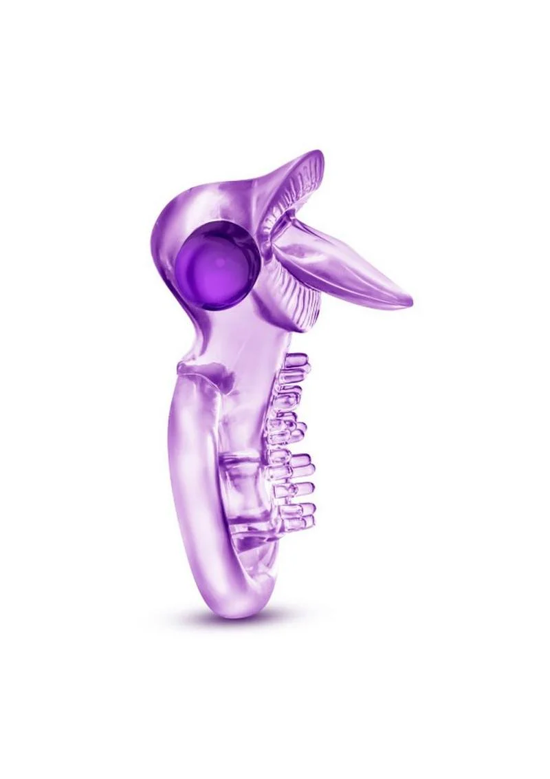 Play With Me Lick It Vibrating Double Strap - Image 2
