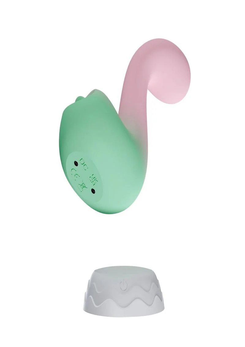Play With Me Melody Rechargeable Silicone Dual-End Vibrator - Image 3