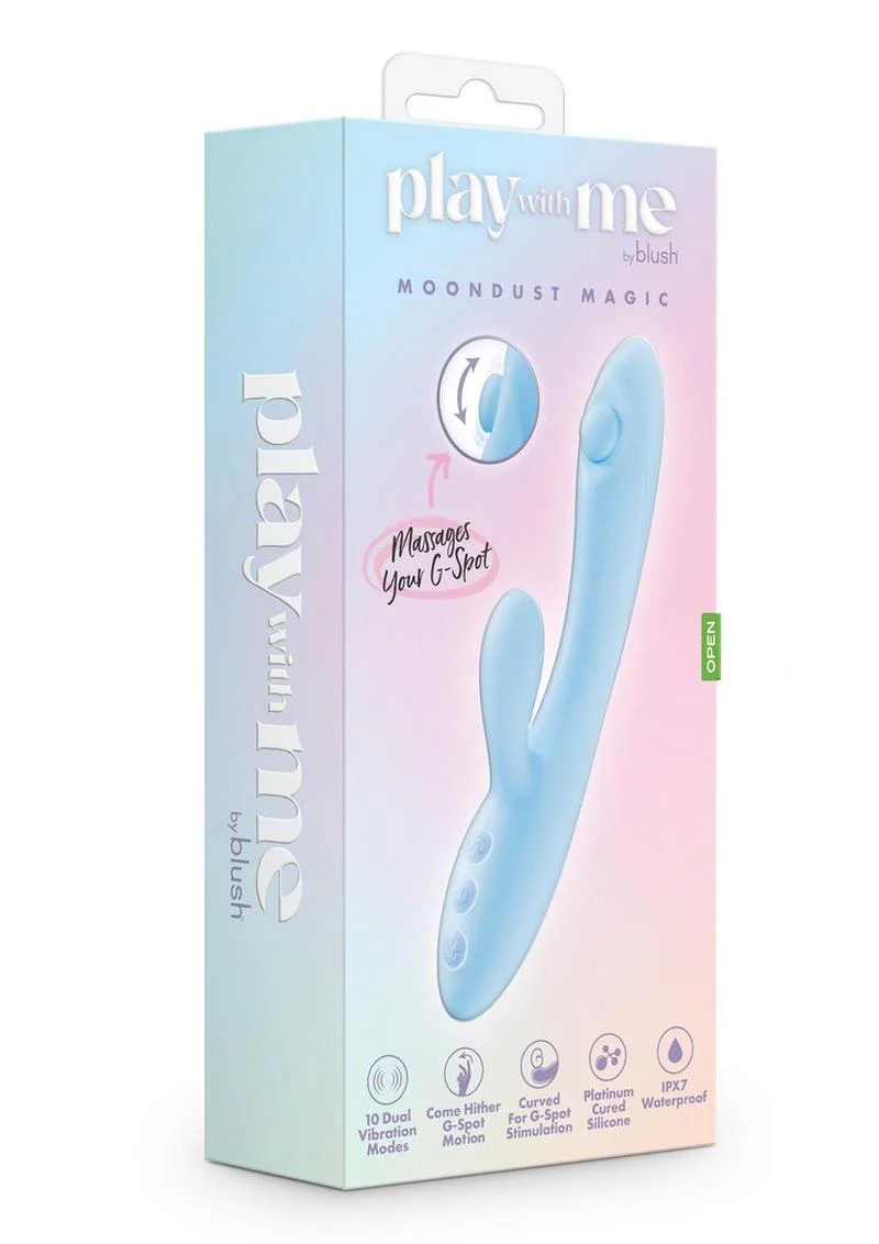 Play With Me Moondust Magic Rechargeable Rabbit Vibrator - Image 4