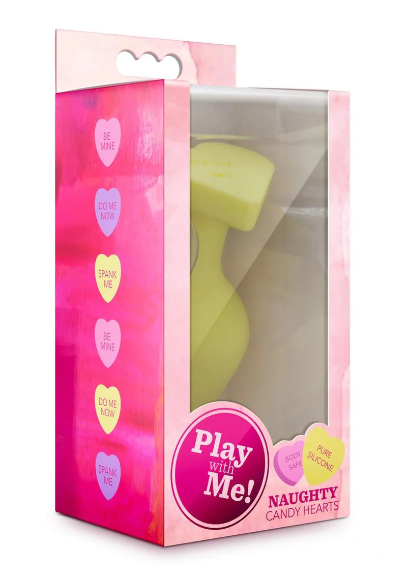 Play With Me Naughty Candy Hearts Spank Butt Plug - Image 4