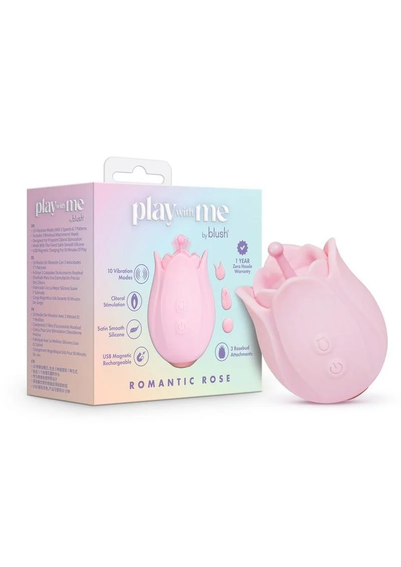 Play With Me Romanic Rose Toy Clitoral Stimulator - Image 4