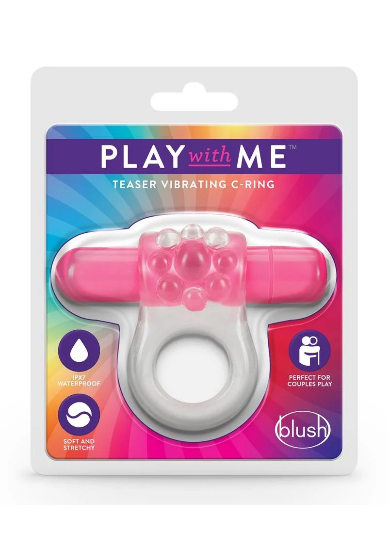 Play With Me Teaser Vibrating C Ring IPX7 Waterproof - Image 8