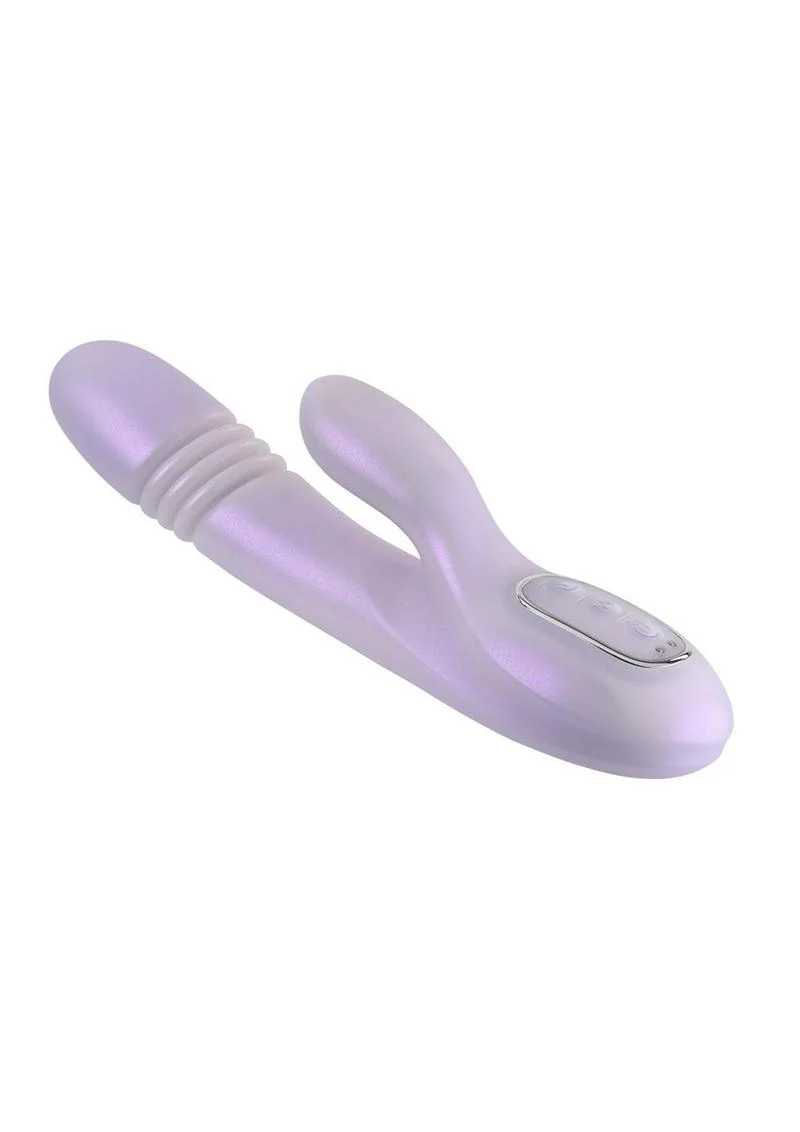 Playboy Bumping Bunny Rechargeable Silicone Rabbit Vibrator - Image 2