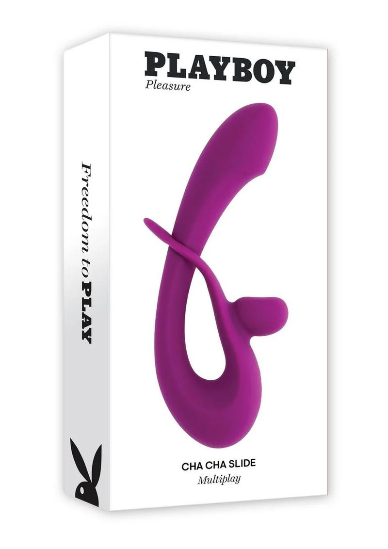 Playboy Cha Cha Slide Rechargeable Dual Vibrator - Image 4