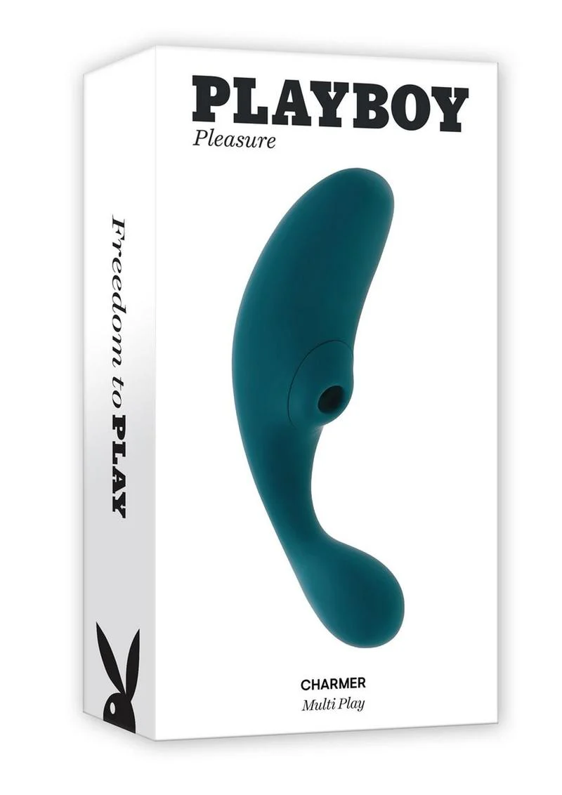 Playboy Charmer Rechargeable Silicone Dual Vibrator - Image 4