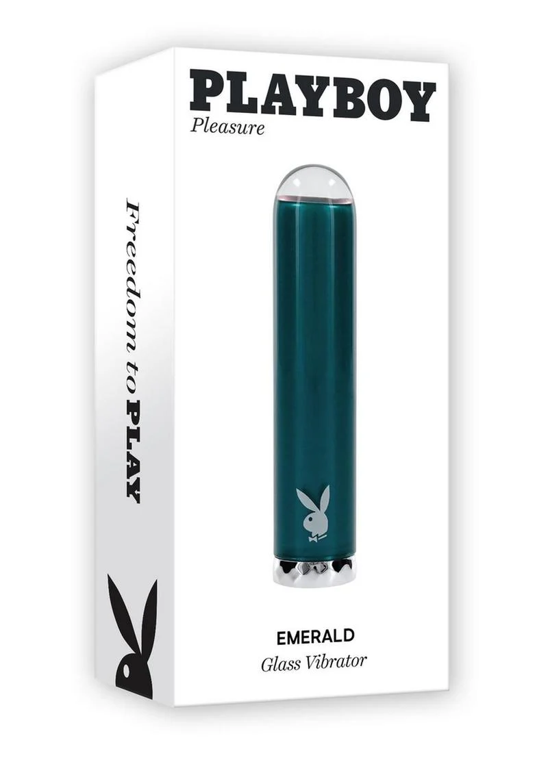 Playboy Emerald Rechargeable Silicone Vibrator - Image 4