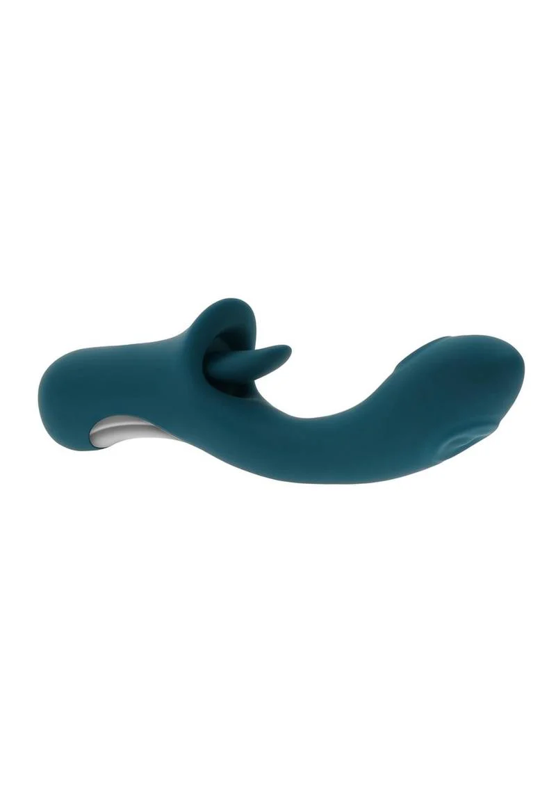 Playboy Harmony Tongue Vibrator Dual Stimulation Silicone Vibrator - Image 2