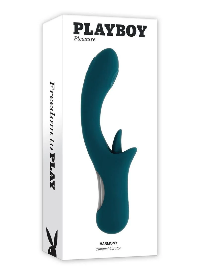 Playboy Harmony Tongue Vibrator Dual Stimulation Silicone Vibrator - Image 4