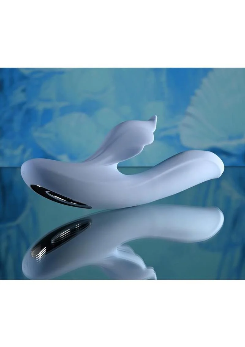 Playboy In Bloom Rechargeable Silicone Heating Dual Vibrator - Image 3