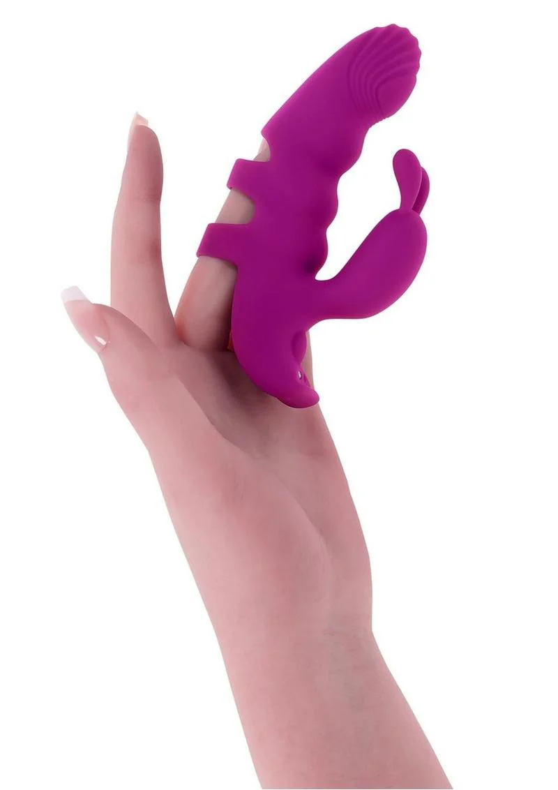 Playboy Lend a Hand Rechargeable Silicone Finger Vibrator - Image 2