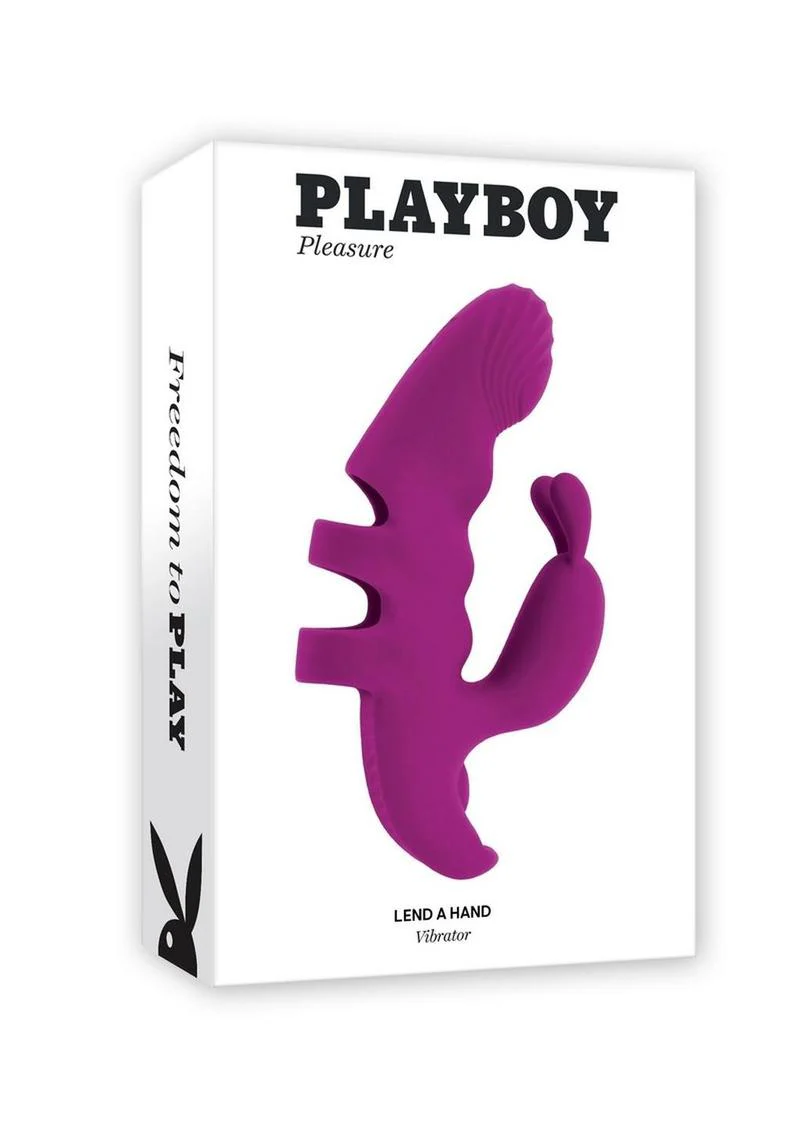 Playboy Lend a Hand Rechargeable Silicone Finger Vibrator - Image 4