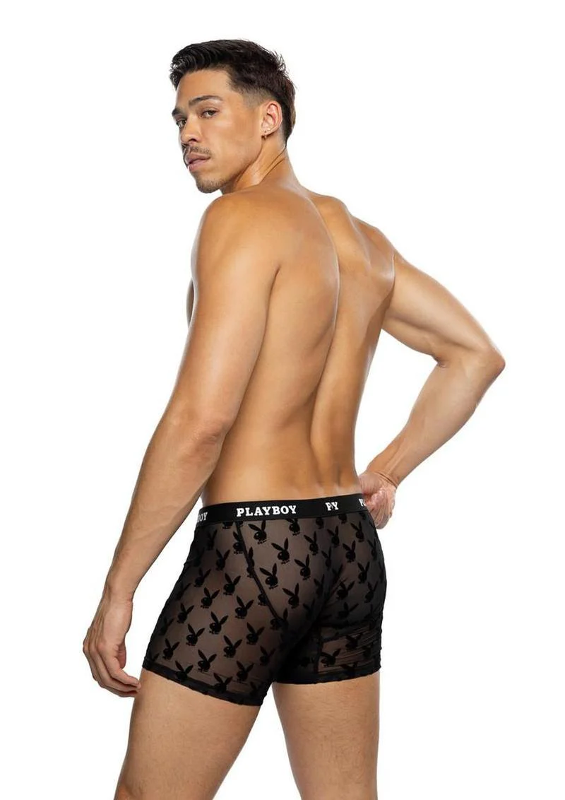 Playboy Men's Burnout Bunny Boxer Briefs - Image 4