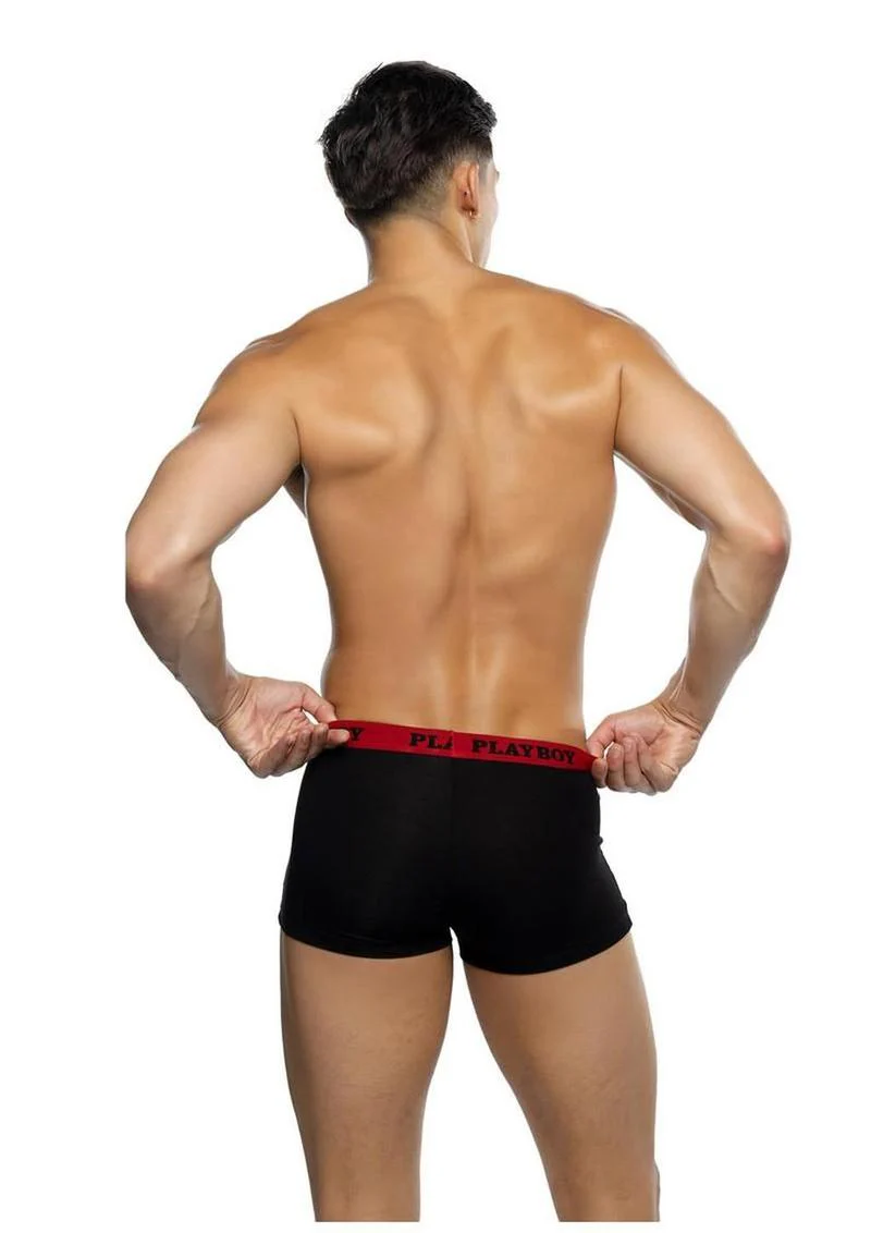 Playboy Men's Tuxedo Modal Boxer Briefs - Image 2