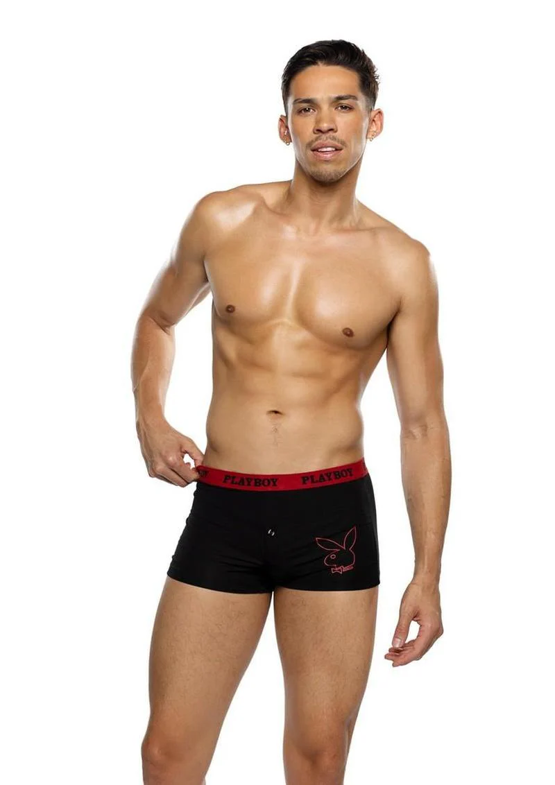 Playboy Men's Tuxedo Modal Boxer Briefs - Image 3
