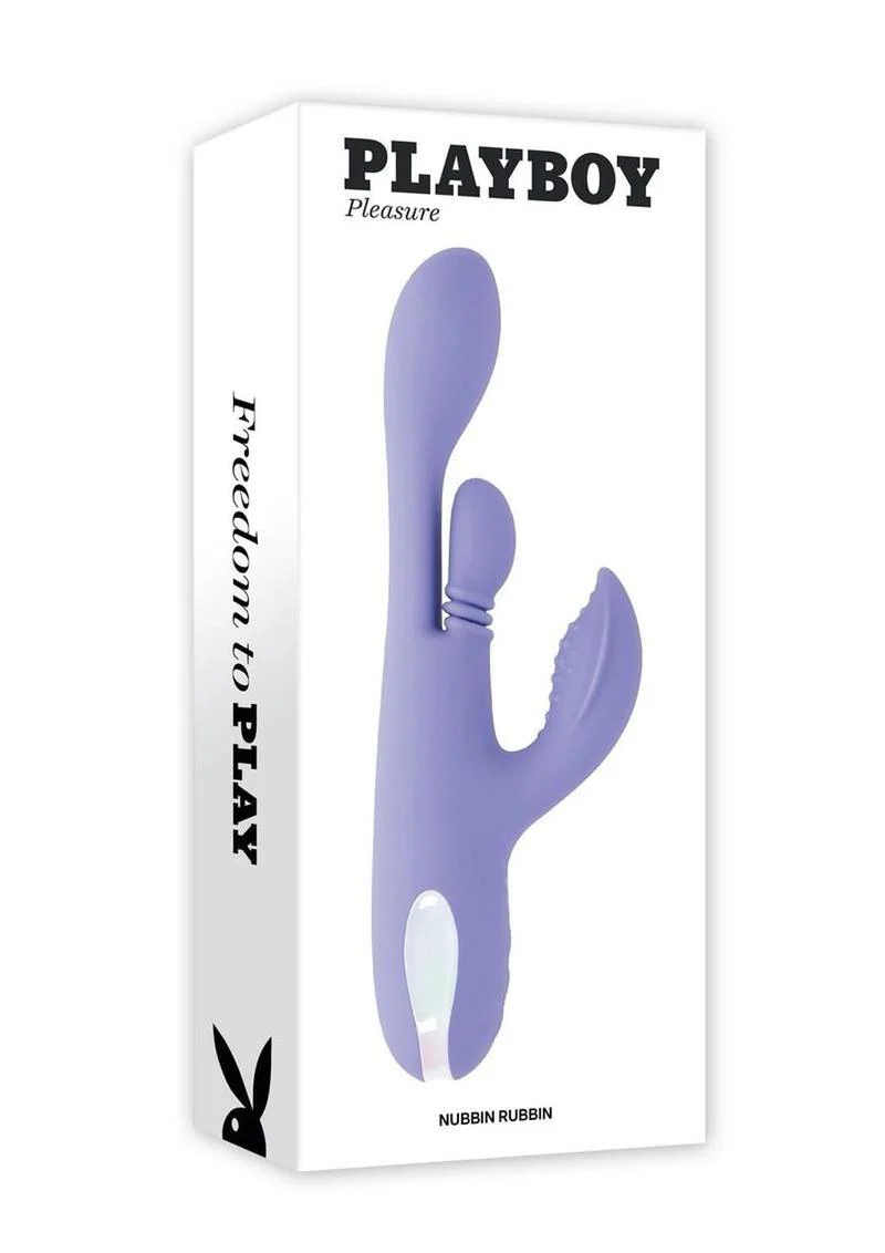 Playboy Nubbin Rubbin Triple Stimulation Vibrator - Image 4