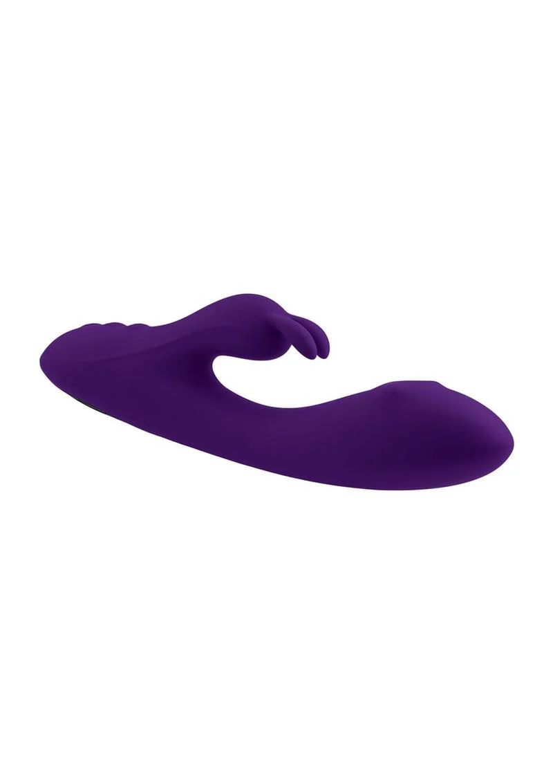 Playboy On Repeat Rechargeable Silicone Rabbit Vibrator - Image 3