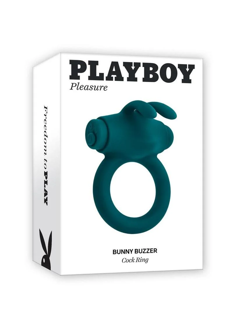 Playboy Pleasure Bunny Buzzer Silicone Cock Ring - Image 4