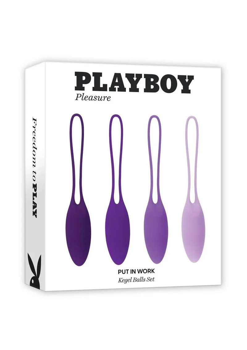 Playboy Pleasure Put In Work Silicone Kegel Ball Set - Image 4