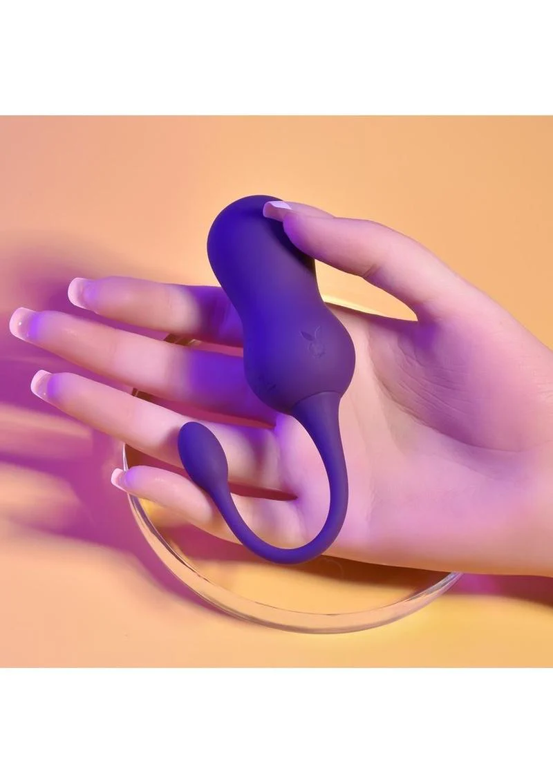 Playboy Rechargeable Silicone Vibrating Kegel Balls - Image 2