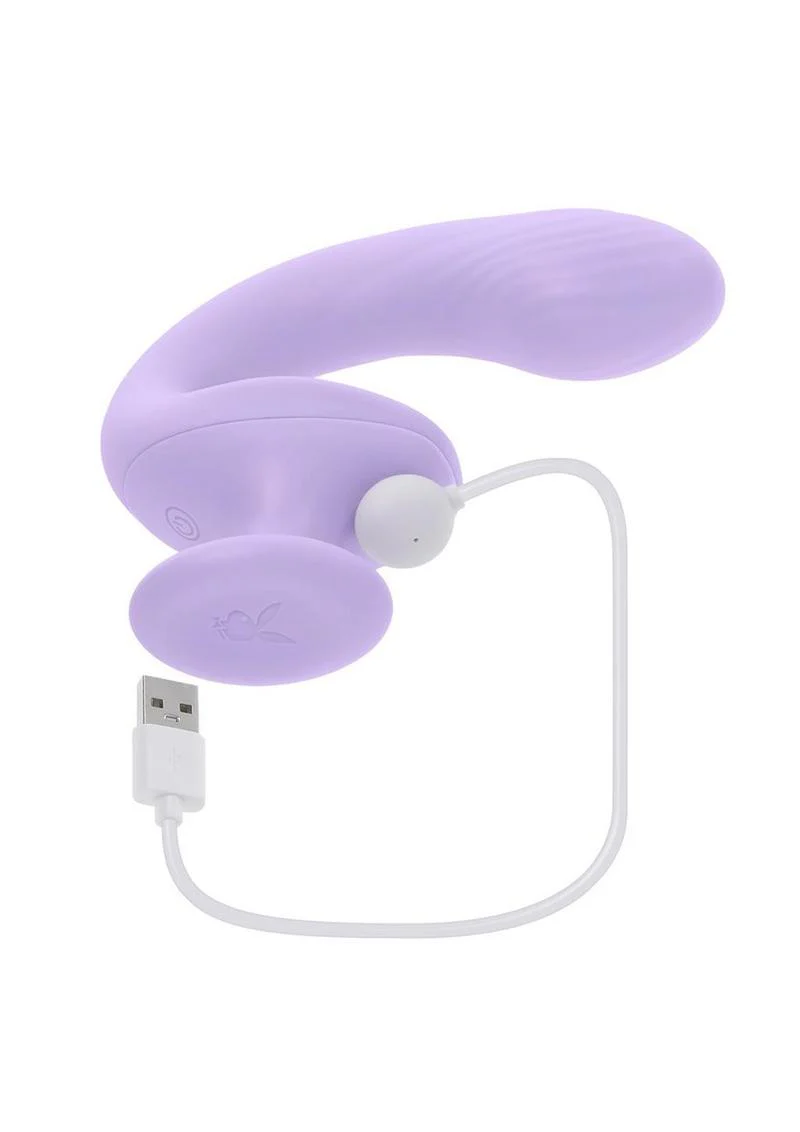 Playboy Rev Me Up Rechargeable Silicone Dual Vibrator - Image 3