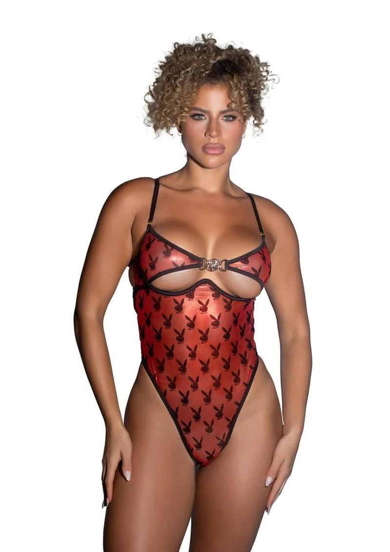 Playboy Shimmer Bunny Teddy - Image 13