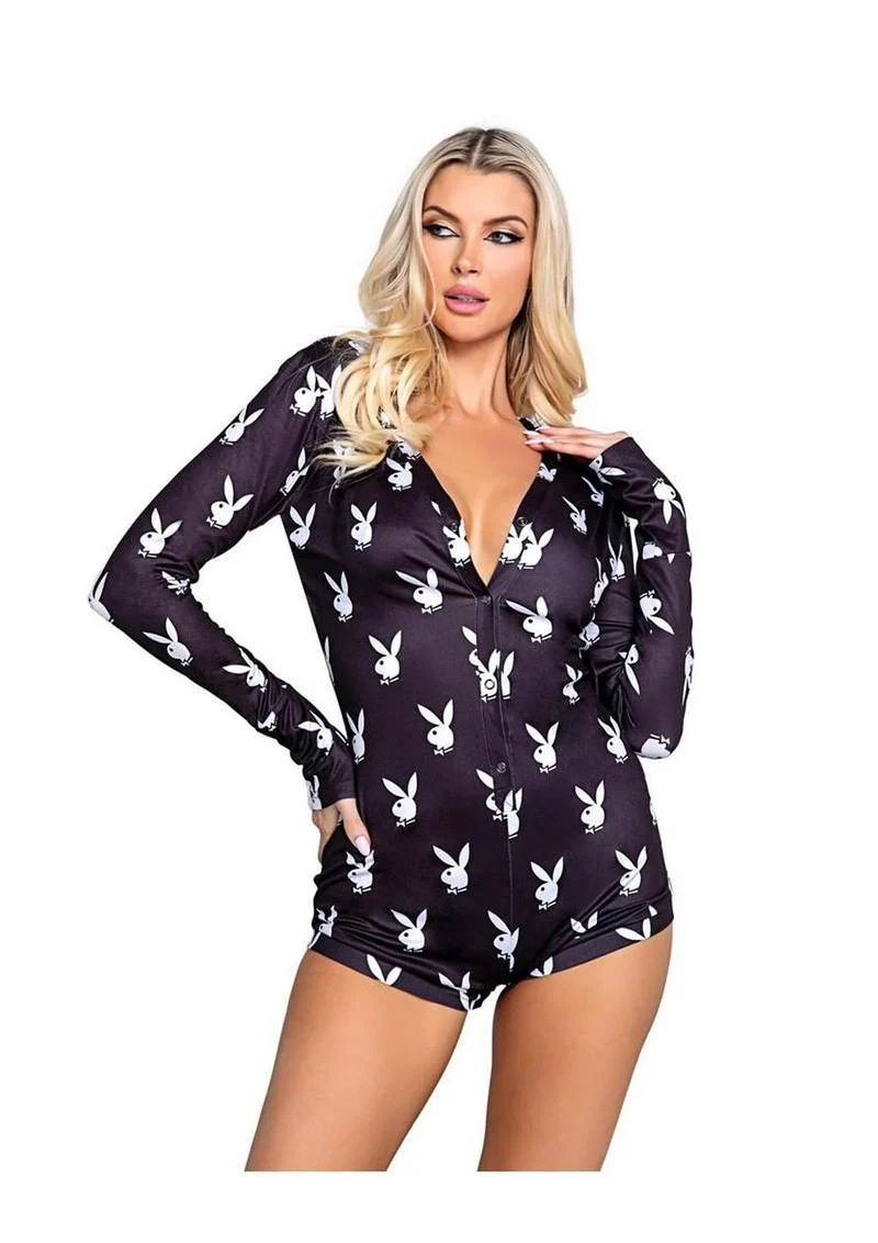 Playboy Slumber Bunny Romper - Image 5