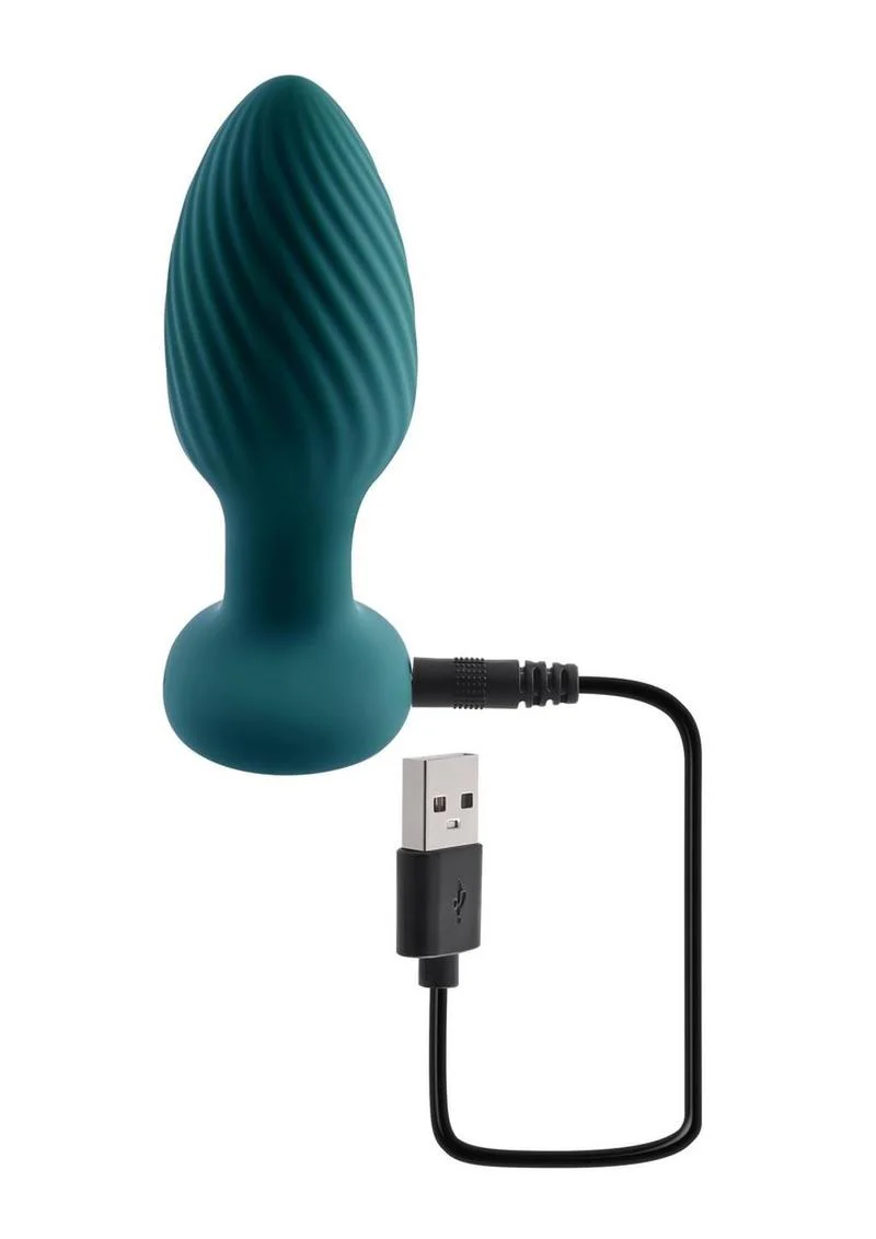 Playboy Spinning Tail Teaser Silicone Rotating Anal Plug - Image 3