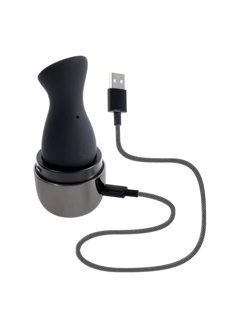 Playboy The Jet Set Sucking Rechargeable Silicone Clitoral Stimulator - Image 3