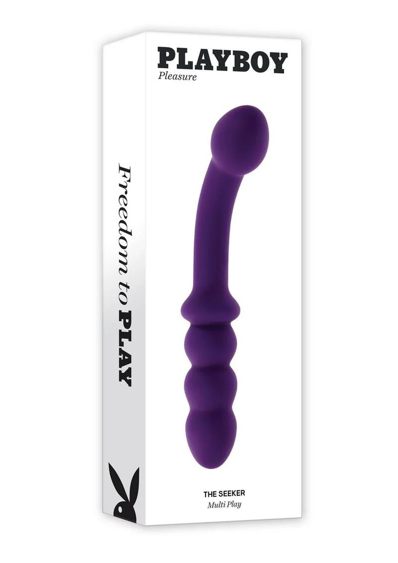 Playboy The Seeker Rechargeable Silicone Dual Vibrator - Image 4