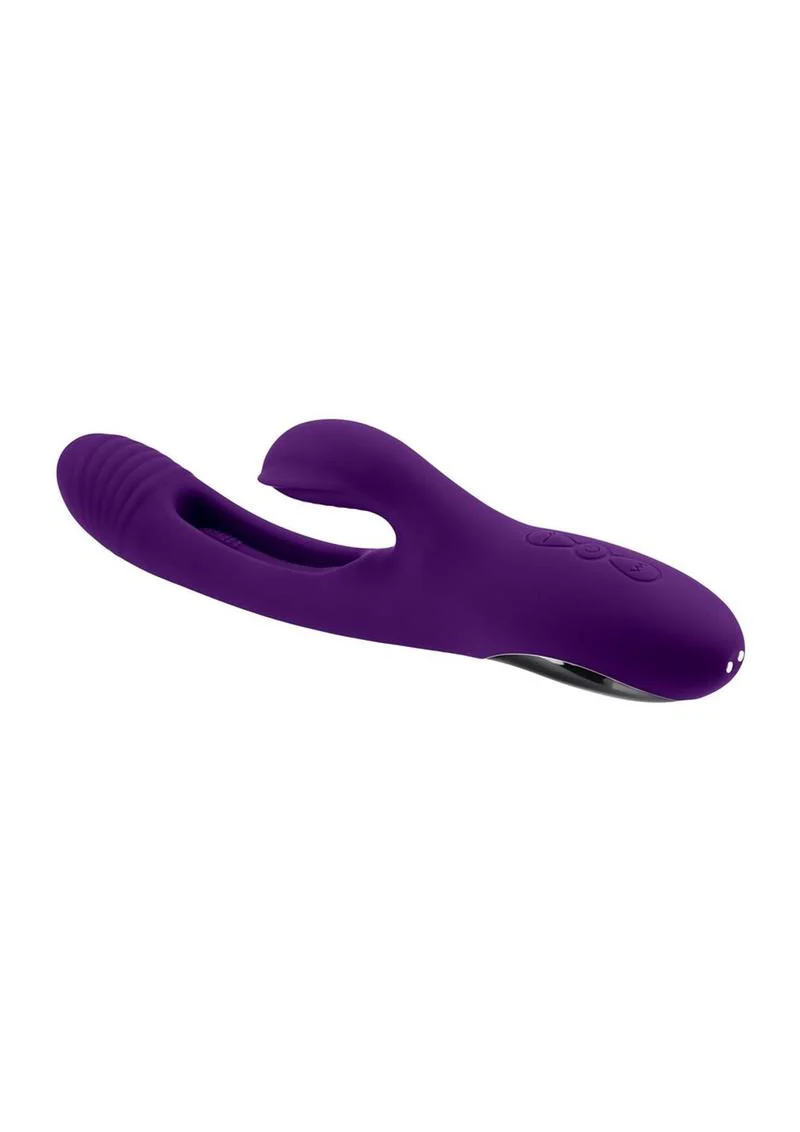 Playboy The Thrill Rechargeable Silicone Rabbit Vibrator - Image 2