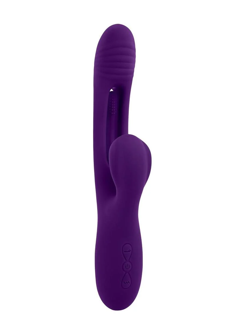 Playboy The Thrill Rechargeable Silicone Rabbit Vibrator - Image 3
