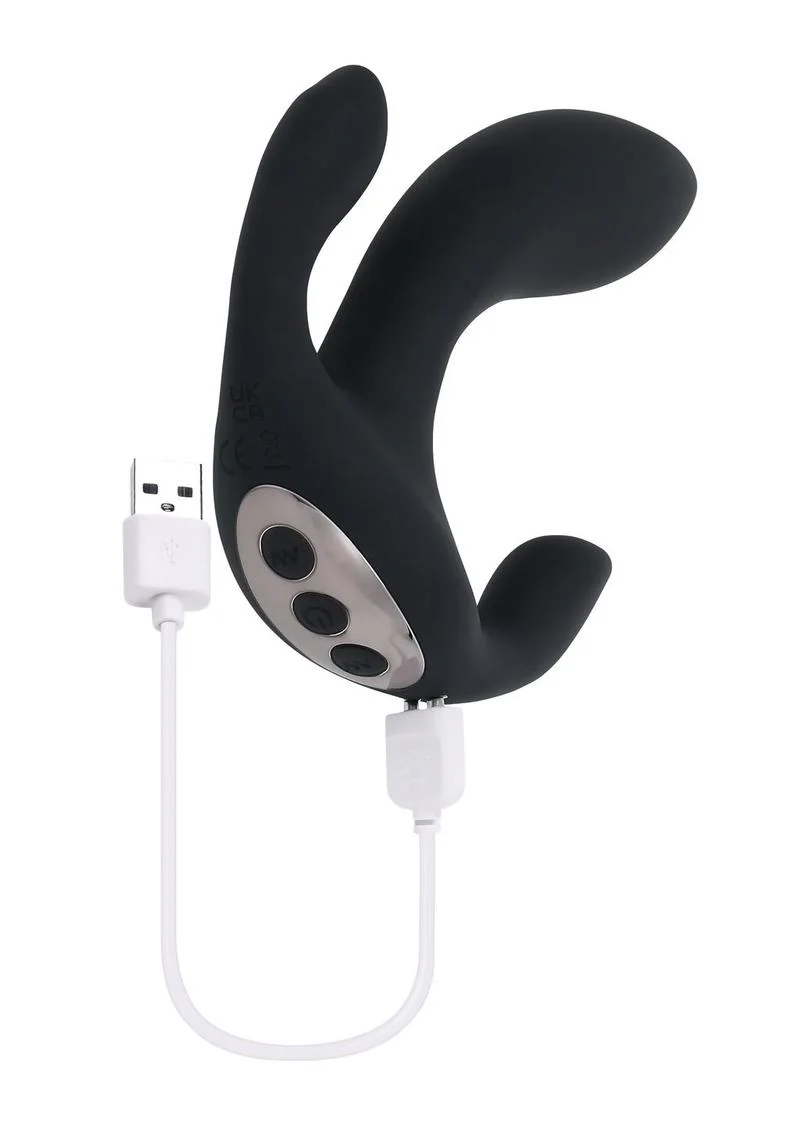 Playboy Triple Threat Rechargeable Multi Vibrator - Image 3