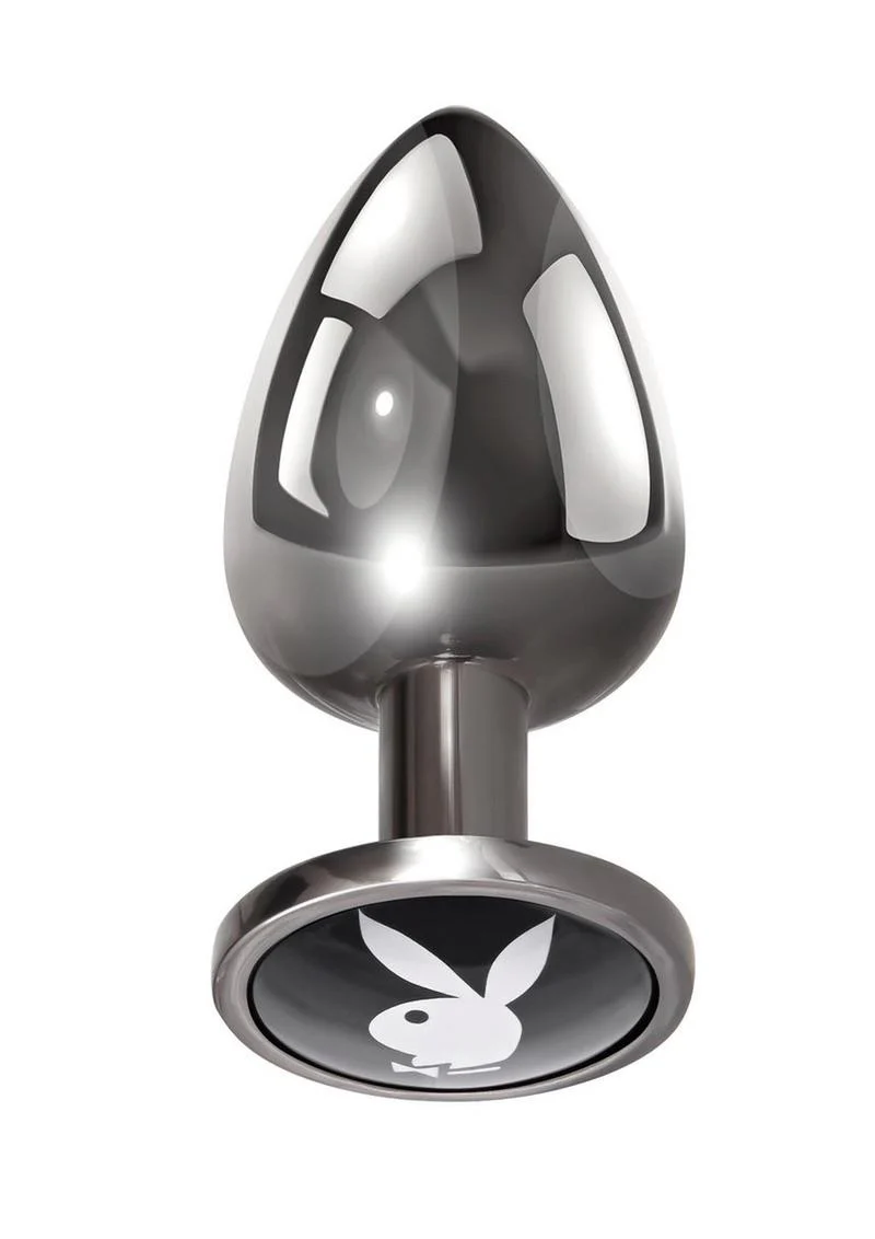 Playboy Tux Metal Butt Plug with Iconic Logo - Image 4