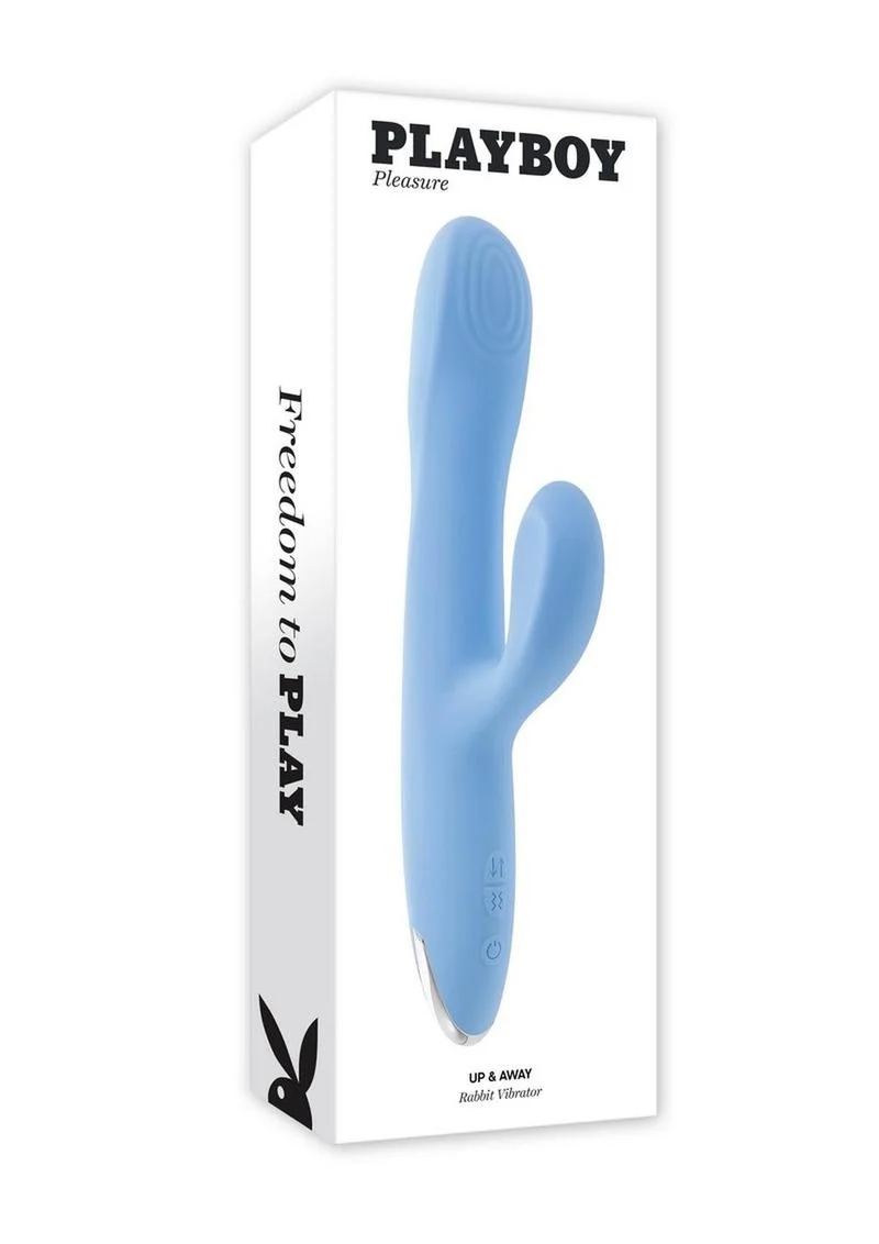Playboy Up And Away Rechargeable Silicone Rabbit Vibrator - Image 4