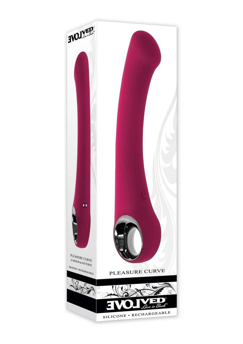 Pleasure Curve Rechargeable Silicone G-Spot Vibrator - Image 4