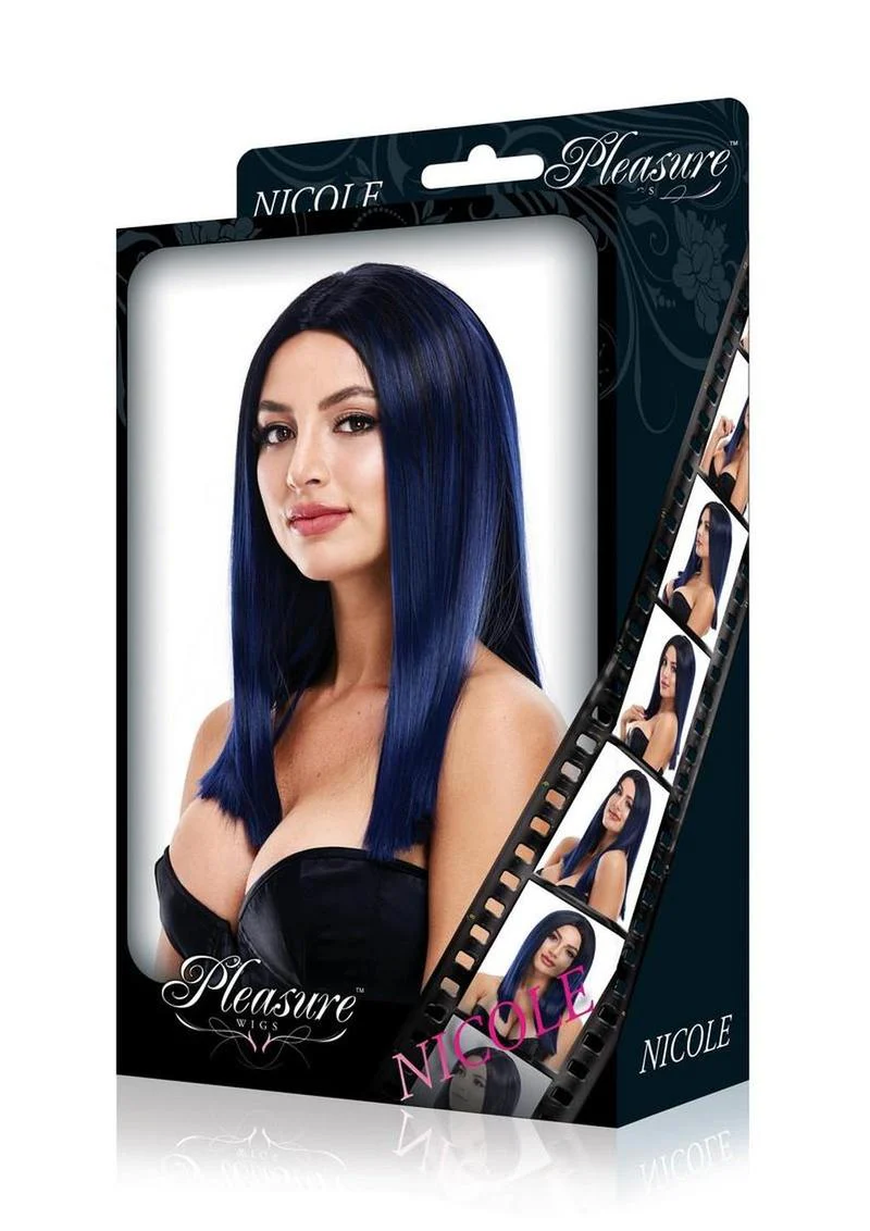 Pleasure Wigs Nicole Purple Wig - Image 2