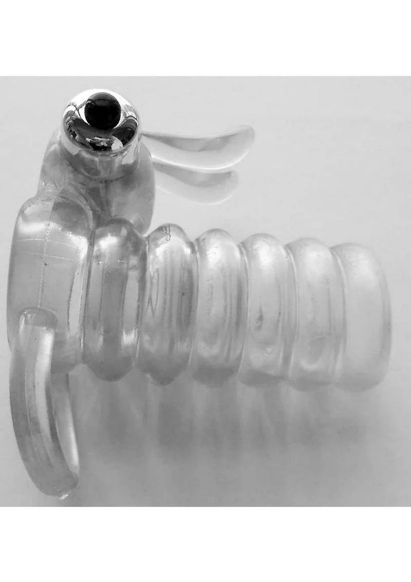 Plump Bunny Vibrating Rabbit Sleeve With Bullet Vibe - Image 3