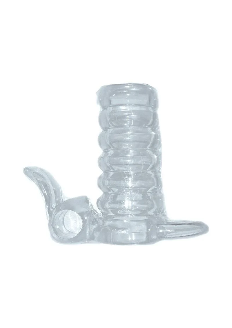 Plump Bunny Vibrating Rabbit Sleeve With Bullet Vibe - Image 4
