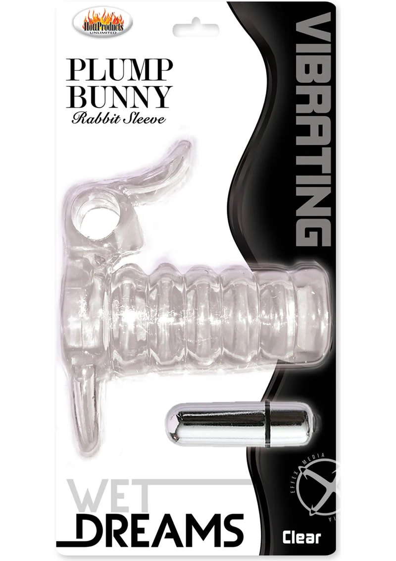Plump Bunny Vibrating Rabbit Sleeve With Bullet Vibe - Image 5