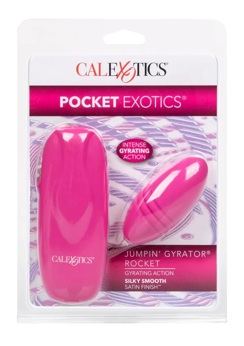 Pocket Exotics Jumpin' Gyrator Rocket Bullet Vibrator With Remote Control - Image 5