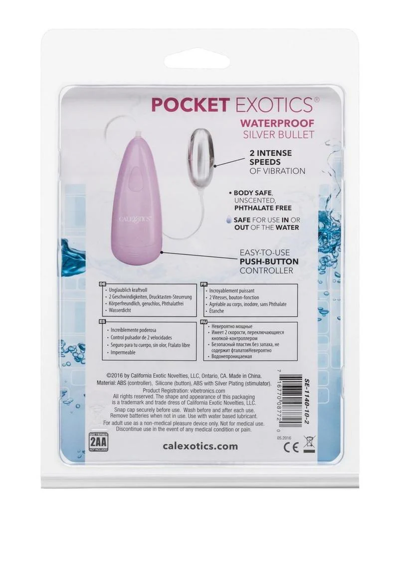 Pocket Exotics Silver Bullet with Remote Control - Image 3