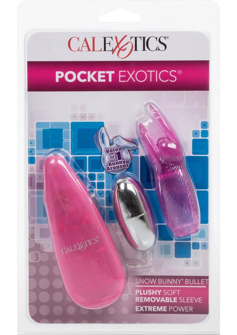CalExotics Pocket Exotics Snow Bunny Vibrator - Image 11