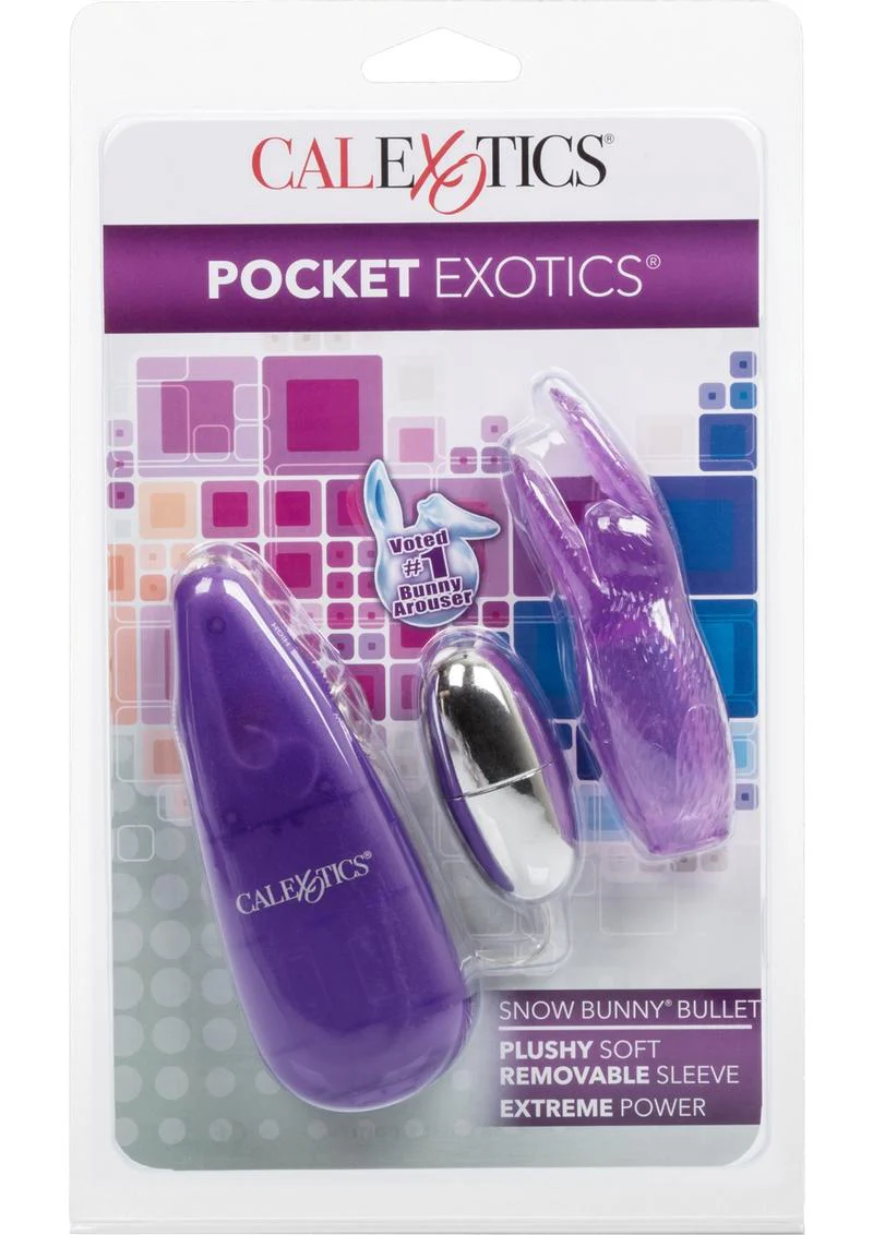 CalExotics Pocket Exotics Snow Bunny Vibrator - Image 12