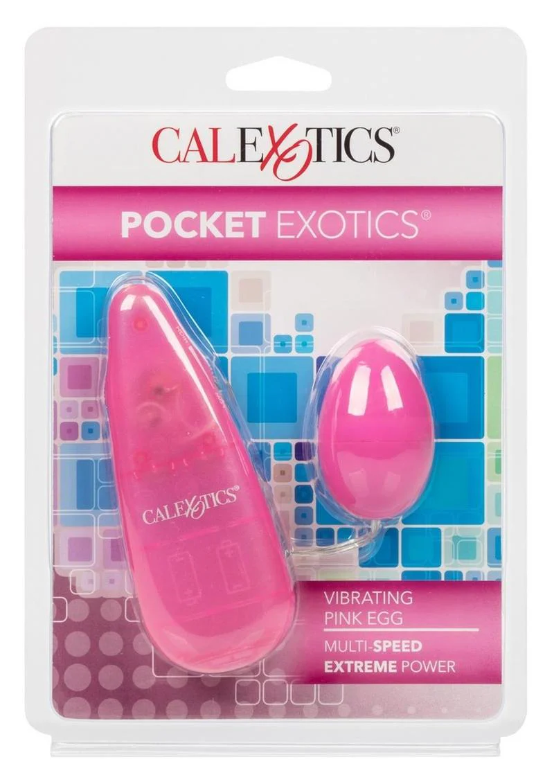 Pocket Exotics Vibrating Pink Passion Egg With Remote Control - Image 4