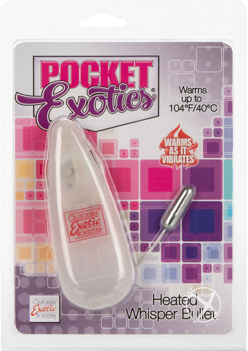 Pocket Exotics Heated  Remote Control Whisper Bullet - Image 3