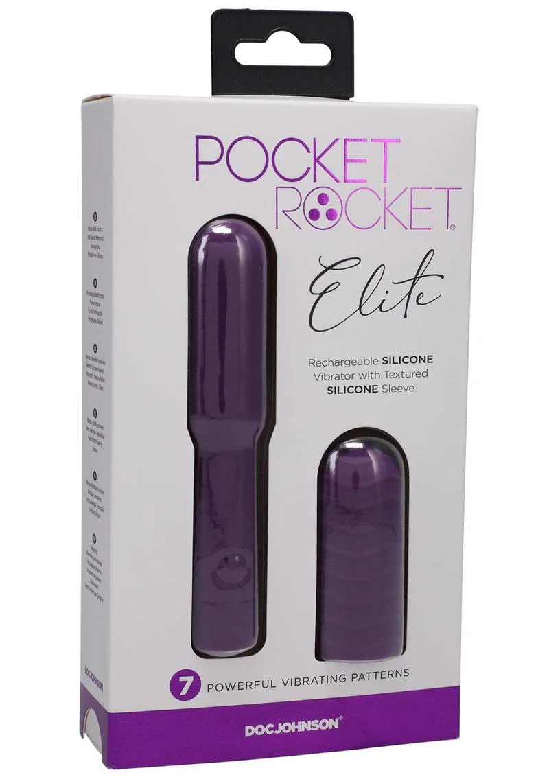 Pocket Rocket Elite Silicone Rechargeable Mini Vibrator - Image 5